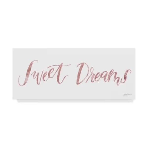 Jenaya Jackson 'Sweet Baby Girl II Pink' Canvas Art, 10x24, Trademark Fine Art, Mfr#: WAP03115-C1024GG